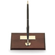 5201 Cross Double Desk Set Walnut Finish with Gold Ball Point Pen and Pencil