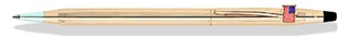 4502/1 Cross Classic Century Pen with American flag 10K