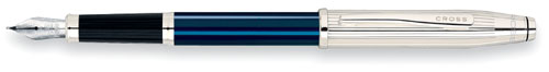 4692 CRS Century II Sterling/Blue Lacquer Fountain Pen