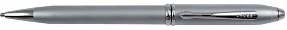 Cross Townsend Satin Chrome Ballpoint Pen w/Chrome Appointments