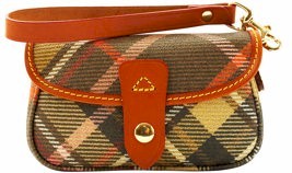 6U20 dooney bourke Plaid Flap Wristlet specials  