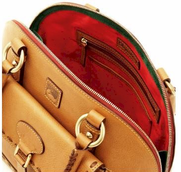 Dooney & Bourke Saffiano Domed Zip Satchel