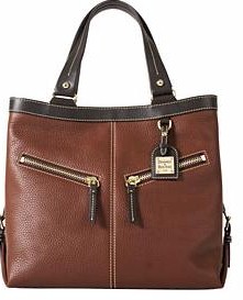 London Luggage Shop :: HANDBAGS(all) :: FA486 Dooney & Bourke Pebble Grain  Leather Small Sara Bag