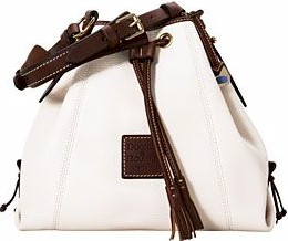 fa718 dooney bourke new leather drawstring bag