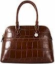 Dooney and Bourke Croco Large Zip Zip Satchel