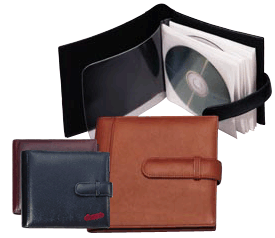 9465 Leather CD Holder of 20