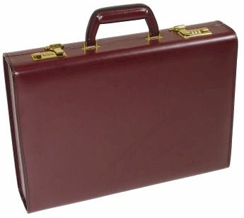 KA1056 4inch Top Grain Attache Case