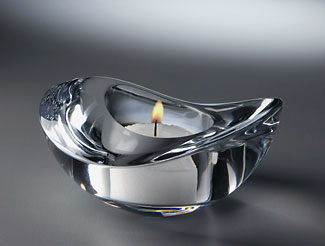 5130 Nambe Surf Votive w/Candle