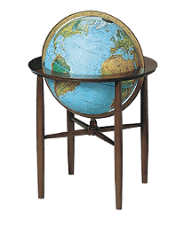 64x44 Replogle Austin Globe